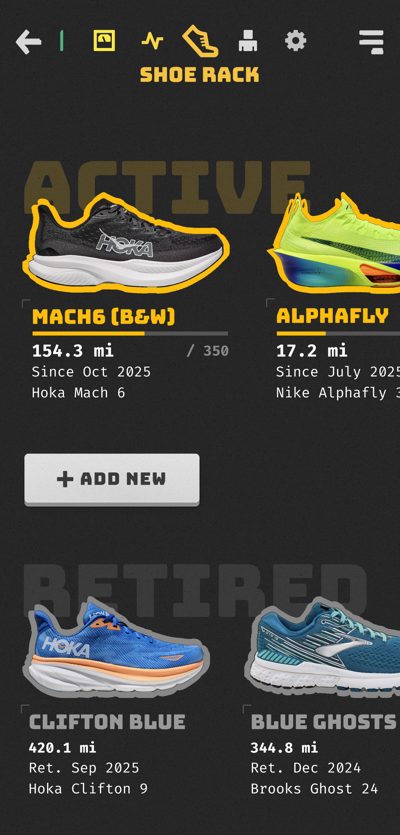 Buena Vida iPhone screen: Shoe Rack